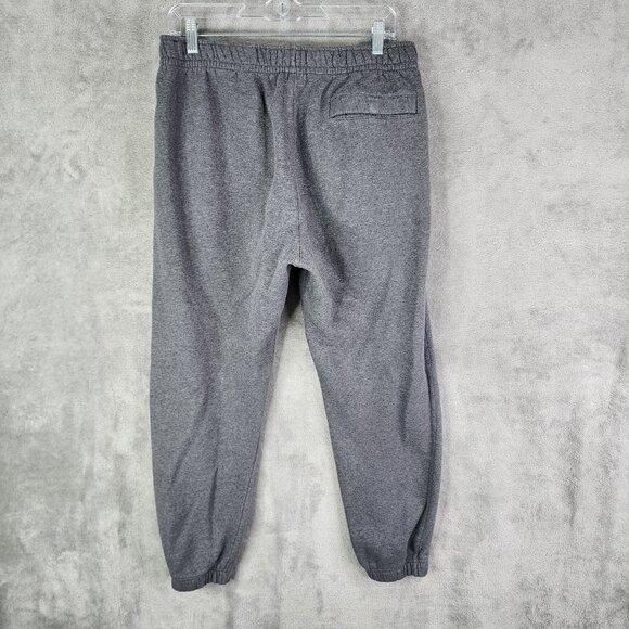 Nike Mens Grey Jogger Sweatpants Drawstring Elastic Waist Polyester Cotton L - Picture 9 of 13